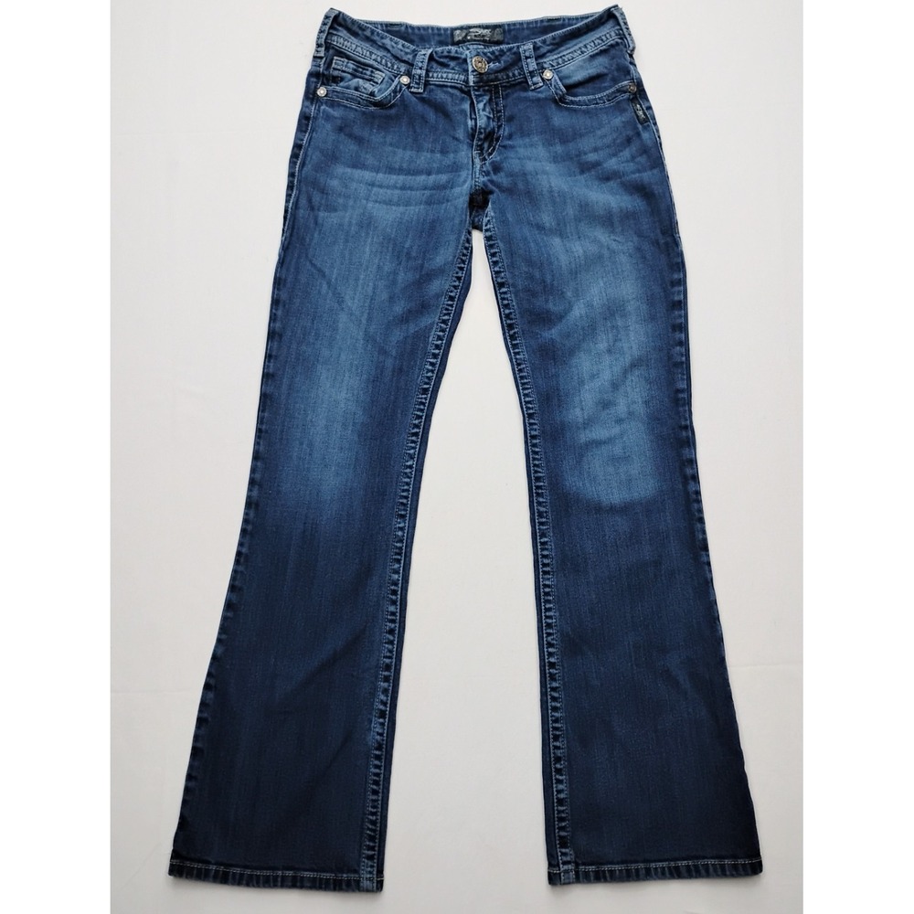 Silver Jeans Suki Boot Cut Women's 31/34 (Fits 30x31) Dark Washโ Western
